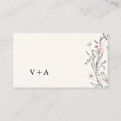 Elegant Honeymoon Wish Begleitkarte (Rückseite)