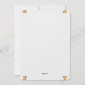 Elegant Horse Derby Party Invitation Einladung (Rückseite)