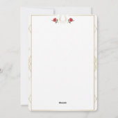 Elegant Horse Derby Party Invitation Einladung (Rückseite)