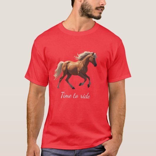 Elegant horse T-Shirt (Vorderseite)