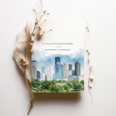 Elegant Houston, Texas Rettete-the-Date-Einladung Einladung