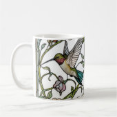 Elegant hummingbird artwork botanical boho chic kaffeetasse (Links)