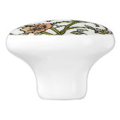 Elegant hummingbird artwork botanical boho chic keramikknauf (Seitenansicht)