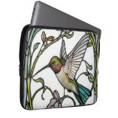 Elegant hummingbird artwork botanical boho chic laptopschutzhülle (Vorne Rechts)