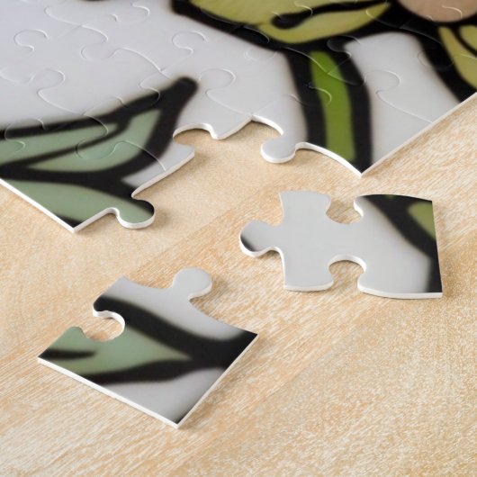 Elegant hummingbird artwork botanical boho chic puzzle (Seite)