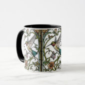 Elegant hummingbird artwork botanical boho chic tasse (Vorderseite Links)