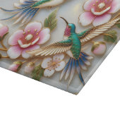 Elegant Hummingbird Cutting Board Schneidebrett (Ecke)