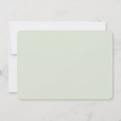 Elegant Hummingbird-Karte Mitteilungskarte (Rückseite)