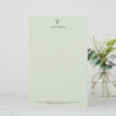 Elegant Hummingbird Letterhead Briefpapier (Stehend Vorderseite)