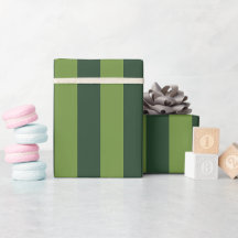 Elegant Hunter Green Garden Green Stripe