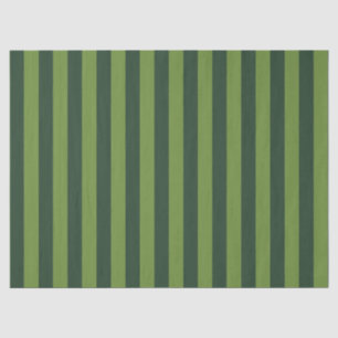 Elegant Hunter Green Garden Green Stripe Seidenpapier