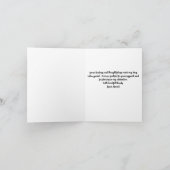 Elegant Hunter's Equestrian Birthday Dankeskarte (Innenseite)