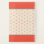 Elegant Hustle 2019 Orange Taupe Personalisiert Planer (Rückseite)