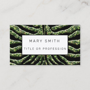 Elegant Hybrid Floral-Animal Visitenkarte