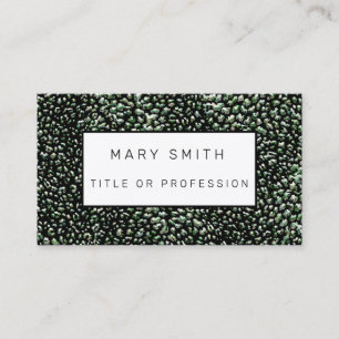 Elegant Hybrid Floral-Animal Visitenkarte