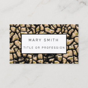 Elegant Hybrid Floral-Animal Visitenkarte