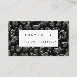 Elegant Hybrid Floral-Animal Visitenkarte