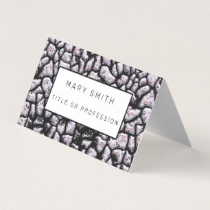 Elegant Hybrid Floral-Animal Visitenkarten