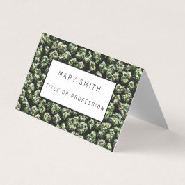 Elegant Hybrid Floral-Animal Visitenkarten