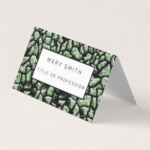 Elegant Hybrid Floral-Animal Visitenkarten