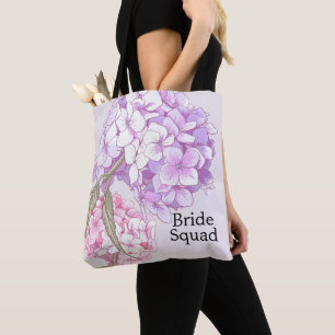 Elegant Hydrangea Blume Wedding Personalisiert Tasche