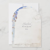 Elegant Hydrangea Floral Arch Wedding Einladung (Rückseite)