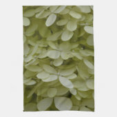 Elegant Hydrangeas Celadon Green Blume Geschirrtuch (Vertikal)