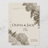 Elegant “I Do” Wedding Invitation – Customizable  Einladung (Vorne/Hinten)