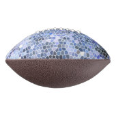 Elegant ice blue mosaic football (Gedreht 90)