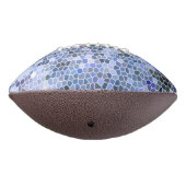 Elegant ice blue mosaic football (Gedreht 270)