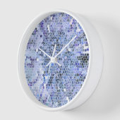 Elegant ice blue mosaic uhr (Winkel)