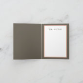 Elegant iced rose cookie bakery customizable karte (Innenseite)