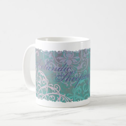 Elegant Icelandic Sheepdog Kaffeetasse (Vorderseite Links)