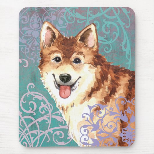 Elegant Icelandic Sheepdog Mousepad (Vorne)