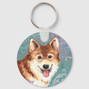 Elegant Icelandic Sheepdog Schlüsselanhänger