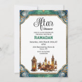 Elegant Iftar Dinner Party Ramadan 2025 Einladung (Vorderseite)