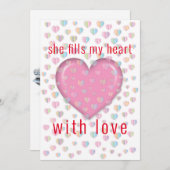 Elegant Ilovette Design Corvette C1 Ilustration Einladung (Vorne/Hinten)