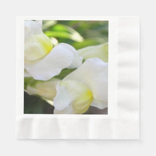 Elegant im Weißbuch Napkins Serviette (Vorderseite)