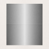 Elegant in Blau und Silber geklappte Karte (Innenseite Aufgefaltet)