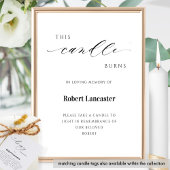 Elegant in der Liebe zum Gedächtnis, Gedächtniskan Geschenkanhänger