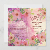 Elegant in einem eleganten Aquarell-Flyer (Vorderseite)