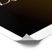 "Elegant in jedem Sip-Poster Poster (Ecke)