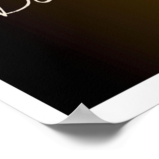 "Elegant in jedem Sip-Poster Poster (Ecke)