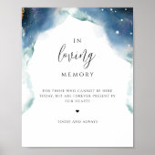 Elegant in liebevoller Erinnerung, Himmelszeichen Poster (Vorne)