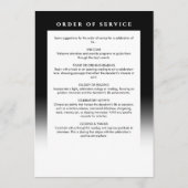 Elegant in Love Memory Foto Beerdigung/Memorial Programm (Rückseite)