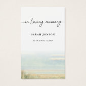 Elegant in Love Memory Funeral Gedenkgebet (Vorderseite)