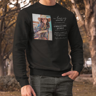 Elegant in Love Memory Memorial Beerdigung Tribut Sweatshirt