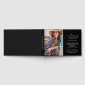 Elegant In Loving Memory Memorial Photo  Gästebuch (Voll)