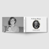 Elegant In Loving Memory Photo Gästebuch (Voll)