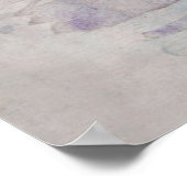 Elegant in roter Landschaftsmalerei von Henry Somm Poster (Ecke)